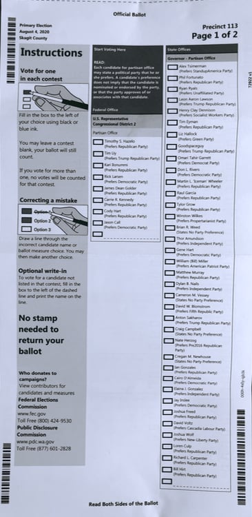 primary ballot