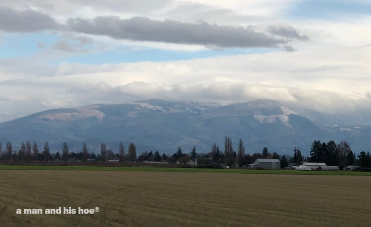 Snow in the foothills