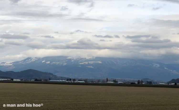 Snow in the foothills