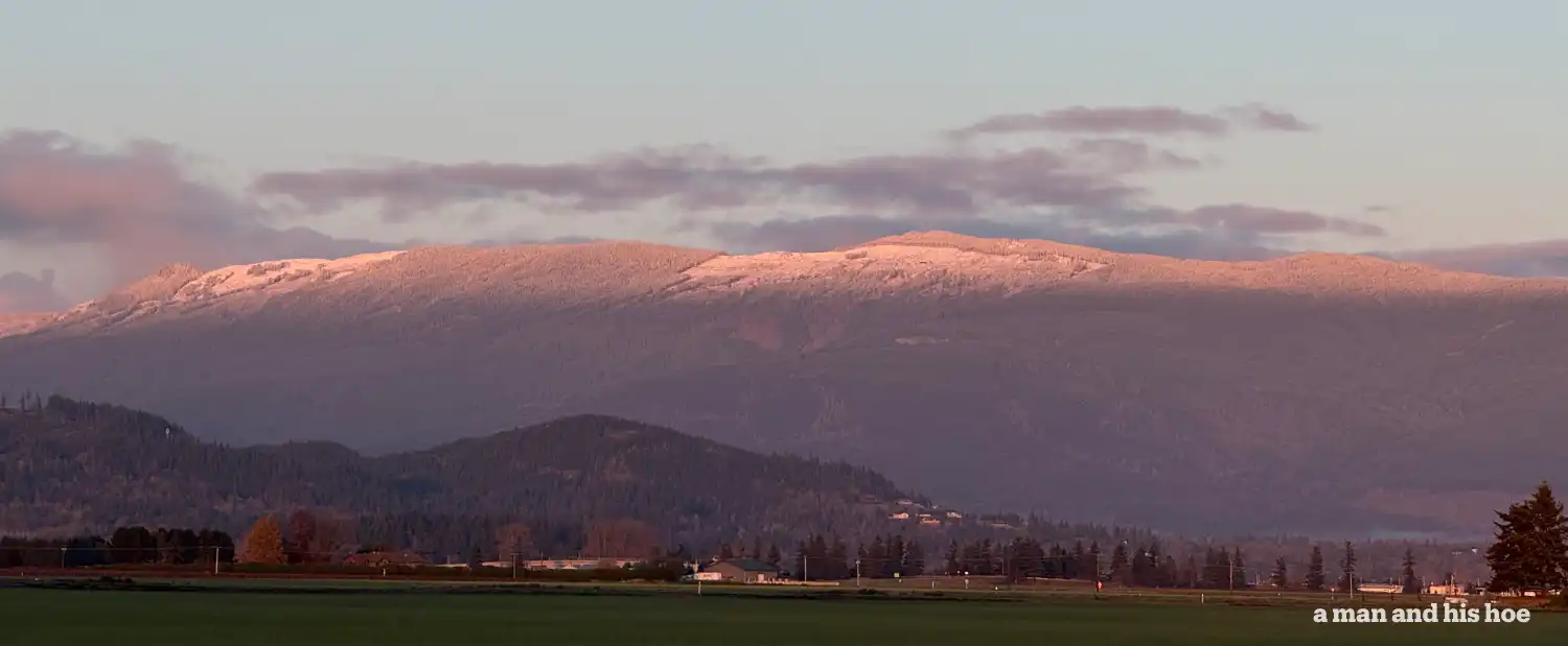 First snow on Lyman Hill